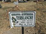 TERBLANCHE Johanna Gertruida 1925-2008