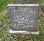ATKINSON Mary Ann -1962