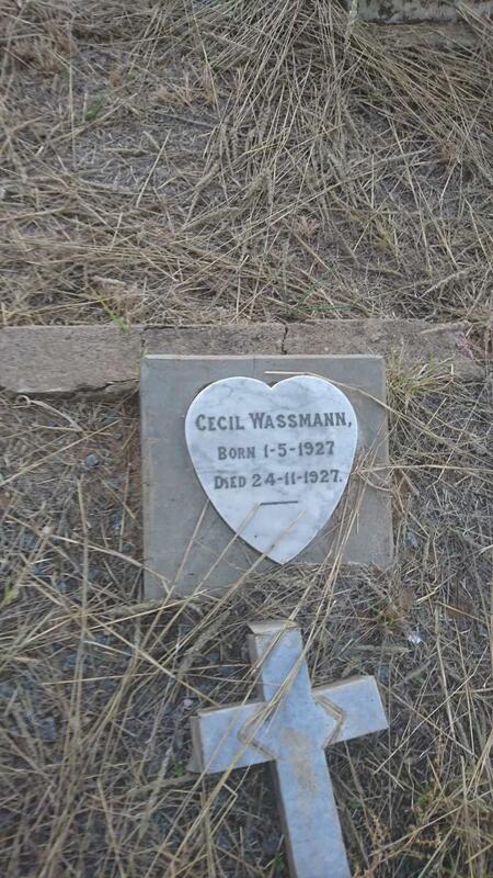WASSMANN Cecil 1927-1927