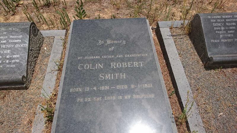 SMITH Colin Robert 1931-1981
