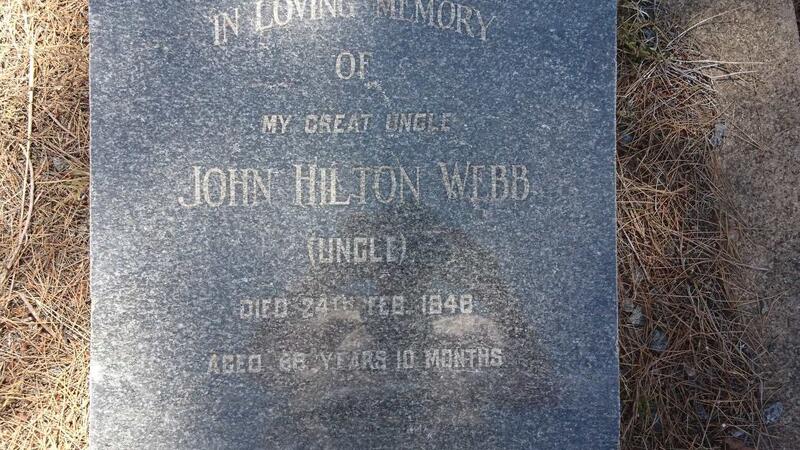 WEBB John Hilton -1948