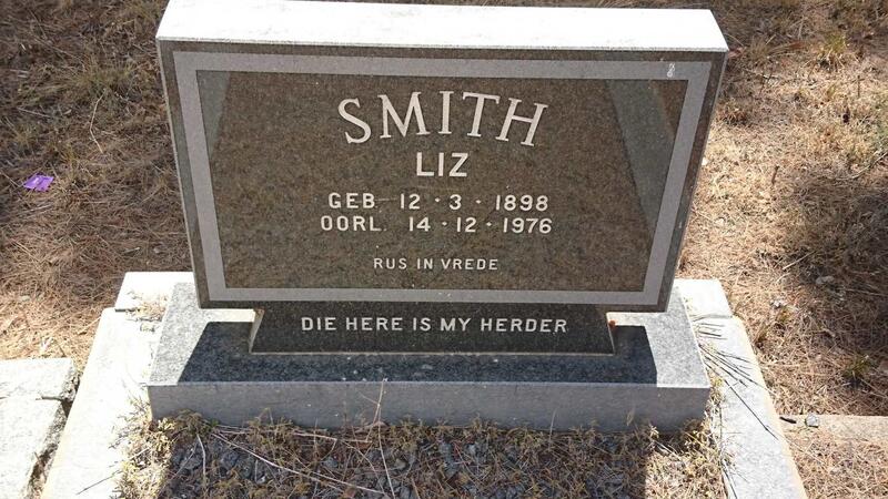 SMITH Liz 1898-1976