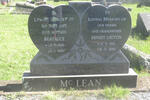 McLEAN Ernest Layton 1926-2000 & Beatrice 1931-1967