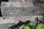MAASDORP Harold Andries 1881-1902