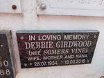 GIRDWOOD Debbie nee SOMERS VINE 1954-2018