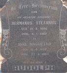 RUDOLPH Hermanus Stefanus 1896-1962 & Anna Magrietha 1892-1967