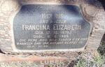 LUBBE Francina Elizabeth 1879-1956