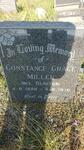 MILLER Constance Grace nee CLAYTON 1888-1976