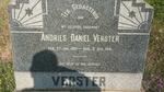 VERSTER Andries Daniel 1910-1941