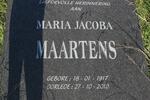 MAARTENS Maria Jacoba 1917-2010