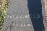 KLAASSEN Fritz -1965