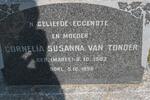 TONDER Cornelia Susanna, van nee MAREE 1903-1956