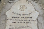NATHAN Carl 1838-1905
