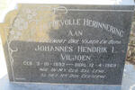 VILJOEN Johannes Hendrik I. 1892-1969