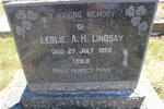 LINDSAY Leslie A.H. -1958