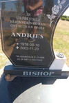 BISHOP Andries 1976-2002