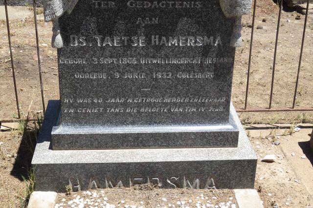 HAMERSMA Taetse 1865-1932
