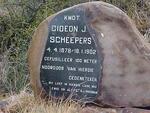 SCHEEPERS Gideon J. 1878-1902