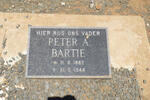 BARTIE Peter A. 1882-1944