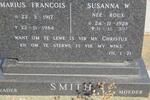 SMITH Marius Francois 1917-1984 & Susanna W. ROUX 1928-2017