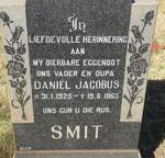SMIT Daniel Jacobus 1925-1965