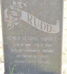 RUDD Henry George Samuel 1909-1968