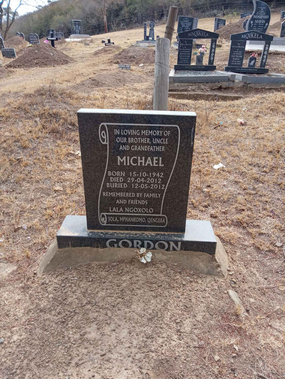GORDON Michael 1942-2012