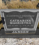 JANSEN Catharina  Magrietha 1937-2011