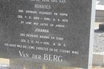 BERG Bokkies, van der 1899-1970 & Johanna 1924-2015