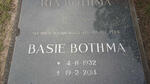 BOTHMA Basie 1932-2014 & Ria 1933-1989 
