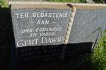 UNGERER Gert Dawid 1914-1957