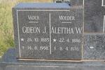 NEL Gideon J. 1883-1958 & Alettha W. 1886-1976