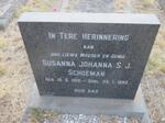 SCHOEMAN Susanna Johanna S.J. 1916-1992
