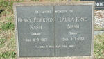 NASH Henry Egerton -1957 & Laura Ionë -1957