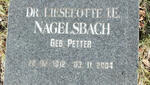 NAGELSBACH Lieselotte I.E. nee PETTER 1912-2004