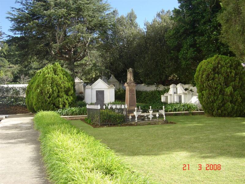 3. View of the Swellendam N.G. Kerk Cemetery