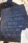 BOTHA Aletta Maria nee BOSCH 1886-1955