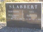 SLABBERT Abel Hermanus 1901-1973 & Gertruida Hendrina 1912-1996