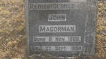 MACORMAN John 1886-1954