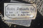 NEL Hester Antoinette 1927-1999