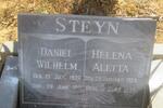 STEYN Daniel Wilhelm 1926-1991 & Helena Aletta 1928-1996