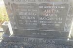 OPPERMAN Hendrik Adriaan 1913-1980 & Aletta Maria Margaretha MEYERS 1917-1988