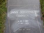 GOOSEN Anna Johanna 1907-1976