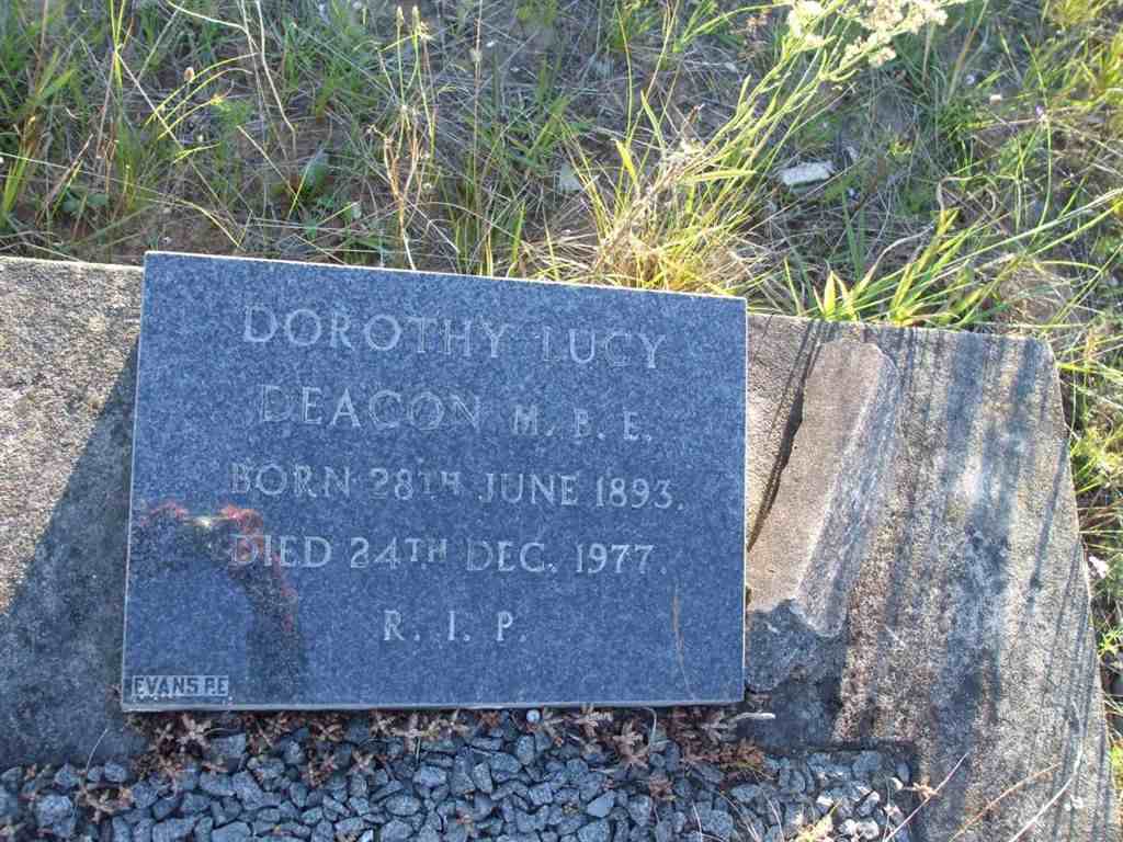 DEACON Dorothy Lucy 1893-1977