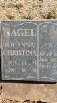 NAGEL Johanna Christina 1925-2007