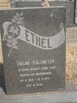 KALLMEYER Ethel Thelma 1898-1974