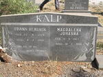 KALP Frans Hendrik 1924-1980 & Magdalena Johanna 1923-1998
