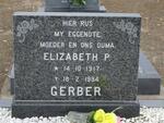 GERBER Elizabeth P. 1917-1994