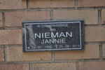NIEMAND Jannie 1950-2013
