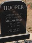 HOOPER William Mark 1926-1992